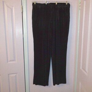Vtg Italian Chenille Dress Pants Mens Size 44x36 Textured Velvet Disco Gangster